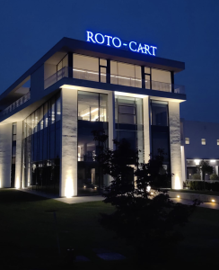 Foto di sera sede azienda Roto-Cart