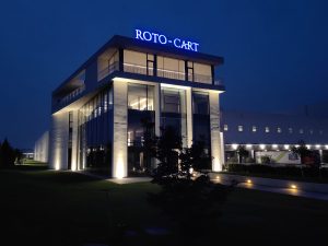 Foto di sera sede azienda Roto-Cart